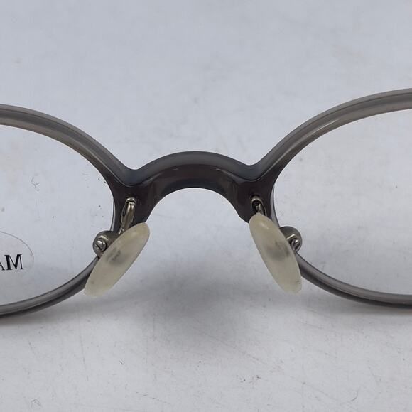 Macarius Licinia Unisex Eyeglasses Frame Brown Plastic Full Rim‎ 45-22-140mm main image 4